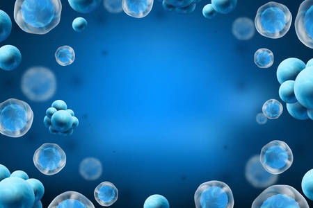 病毒, 细菌和流感孢子.过敏预防医学媒介背景照片