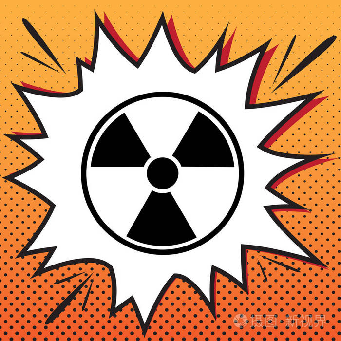 向量.流行艺术 backg 的漫画风格图标