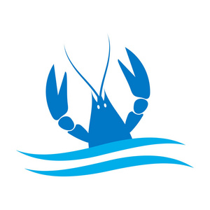 龙虾的标志图片