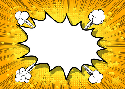 复古风格的漫画书背景照片