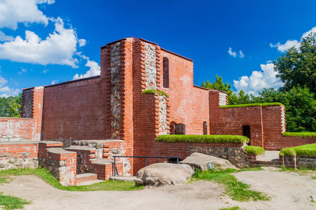拉脱维亚 Turaida 城堡砖墙
