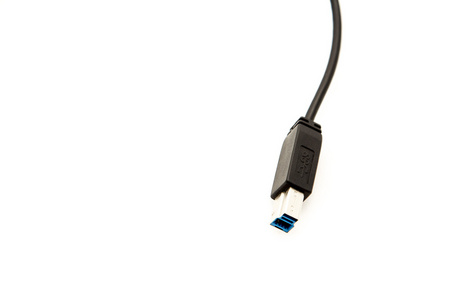 黑色 Usb 电缆端口