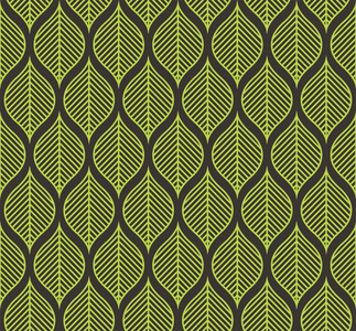 几何绿花矢量无缝图案.抽象向量纹理.装饰艺术留下背景照片