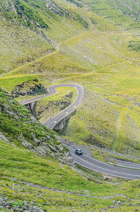 从喀尔巴阡山 Fagaras Transfagarasan 蛇路