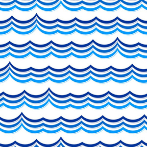 无缝水波浪图案图片