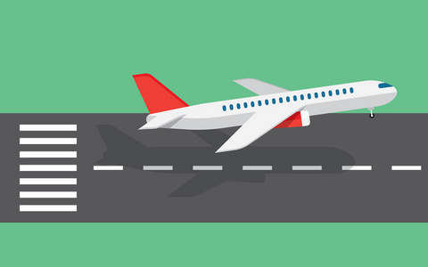 飞机跑道图形图片-飞机跑道图形素材-飞机跑道图形插画-摄图新视界