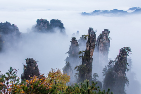 黄山黄河，在安徽省南部，中国东部的一座山脉