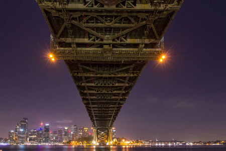悉尼海港大桥在晚上, 澳大利亚