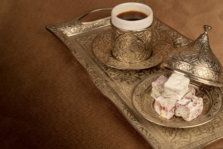 手工制造的土耳其咖啡喜悦图片