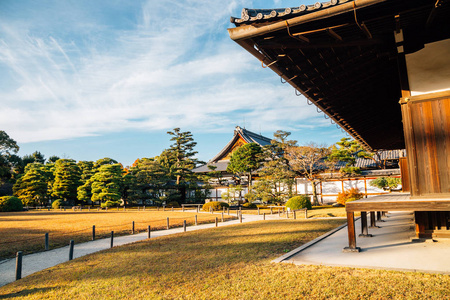 日本京都古传统建筑二条城城堡