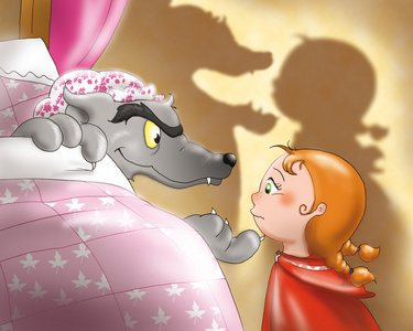 小红帽和外婆小红帽和狼 2照片