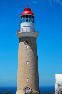 在澳大利亚袋鼠岛上的灯塔图片