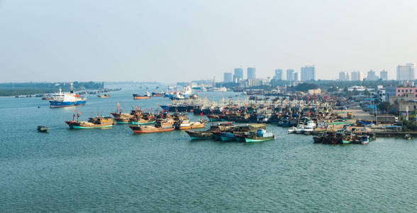 海南清澜码头风景图片