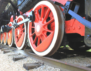 火车轨道轮子图片