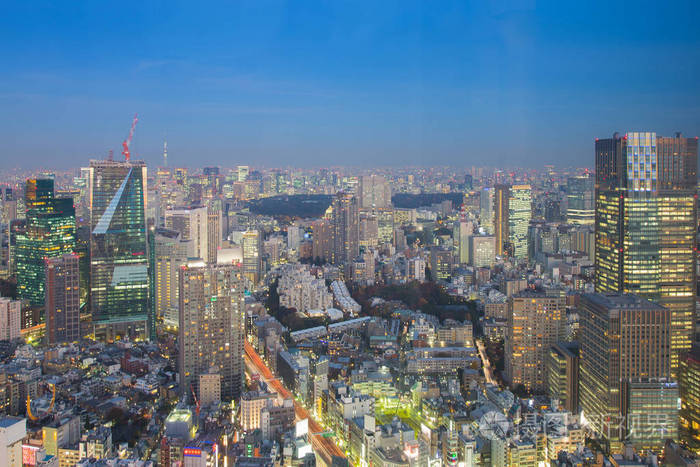 东京市中央商业区