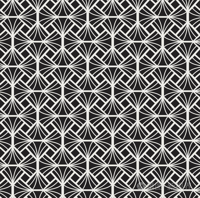 几何金刚石矢量无缝图案.抽象艺术装饰背景.经典时尚质感