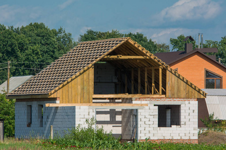 砖木结构别墅房屋图片图片