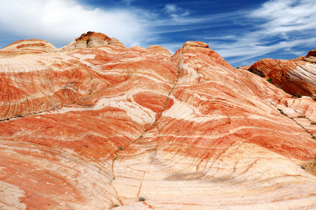 多彩的砂岩地层，Yant 平