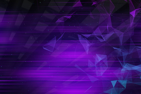 abstarct 具有三角形和只是被线的紫色几何背景。3d 渲染
