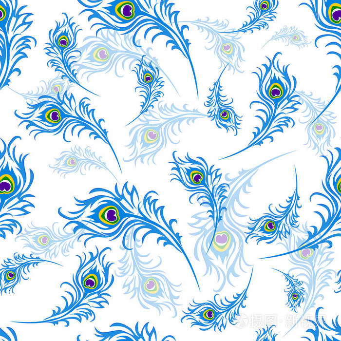 janmastami, 孔雀羽毛的节日无缝模式