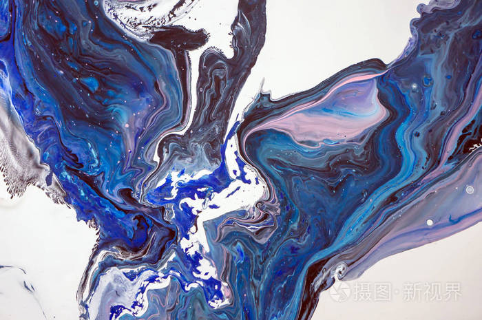 丙烯酸油漆抽象特写画色彩鲜艳的抽象绘画背景高质感的油漆高质量的