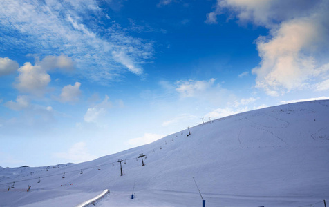 西班牙韦斯卡奥斯顿滑雪区