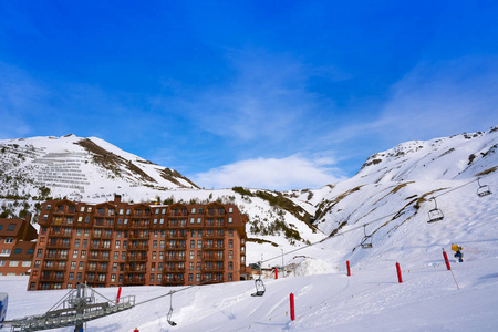 西班牙韦斯卡奥斯顿滑雪区