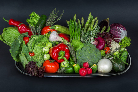 堆的新鲜蔬菜图片