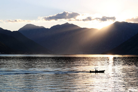 Kotor 黑山夏季日落湾