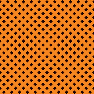 Tileable 艺术茶的四边形形状拼接模板。时尚橙色立方地毯元素。明亮的琥珀色时尚模块化网格复古技术风格创意重复反复的喜爱设计