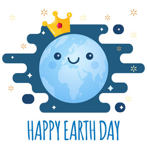 世界微笑日卡通字图片