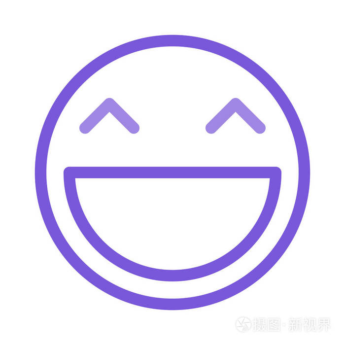 微笑图标矢量图