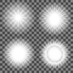 白色的 flash,闪闪发光的星星,太阳的光芒照片