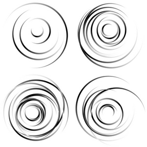抽象的螺旋形状组
