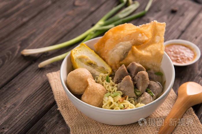 bakso。印尼牛肉肉丸