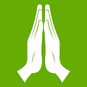 英俊的幼儿与绿色的眼睛与双手一起在祈祷手势, 表达希望和请概念英俊