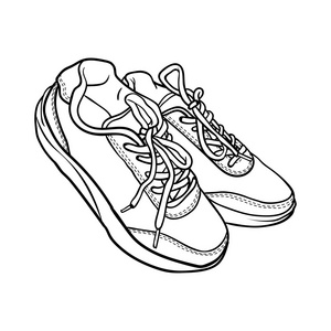 卡通运动鞋图片-卡通运动鞋素材-卡通运动鞋插画-摄图新视界