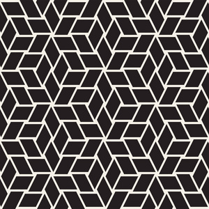 立方格子平铺无尽的时尚纹理.抽象的几何背景设计.