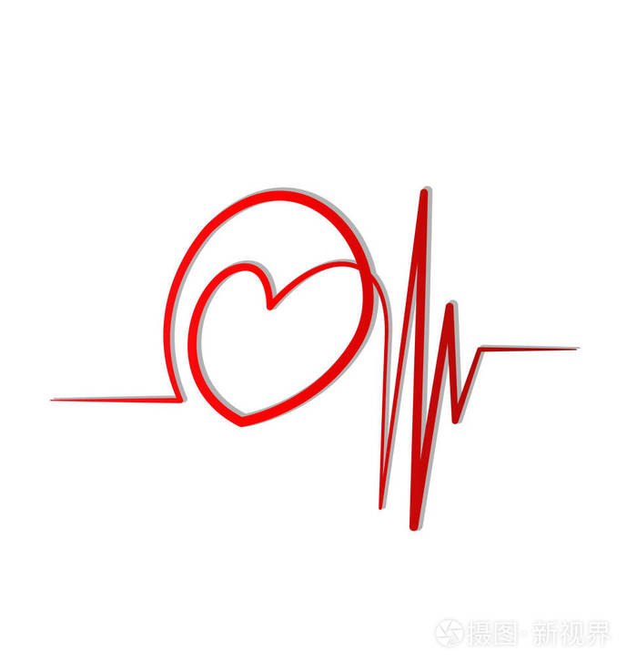 心跳心电图图标