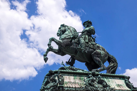 马术雕像维也纳, Heldenplatz 的尤金王子雕像