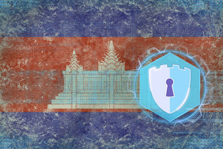 柬埔寨网络安全。计算机防御概念