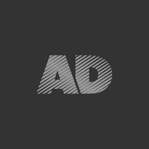 商业横幅的字母徽标广告模板图片