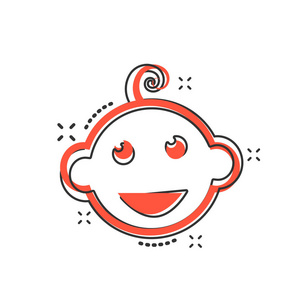 子标记插图象形文字.婴儿业务飞溅效果概念照片