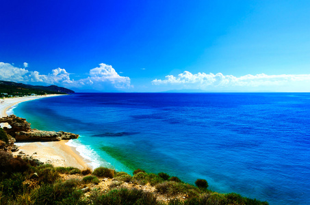 海和海岸线图片