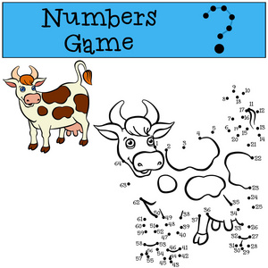 数字游戏。可爱的小母牛