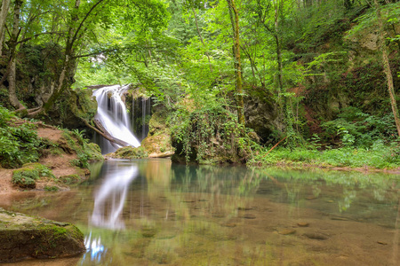 la vaioaga 瀑布，beusnita 国家公园罗马尼亚