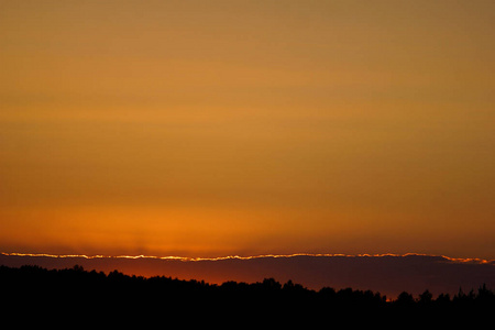 日出日落壁纸背景纹理风景自然夏天秋天纹理多彩的云天空户外森林田野树木