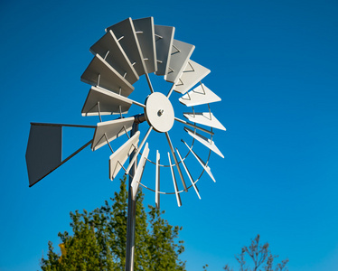 水抽水风车照片