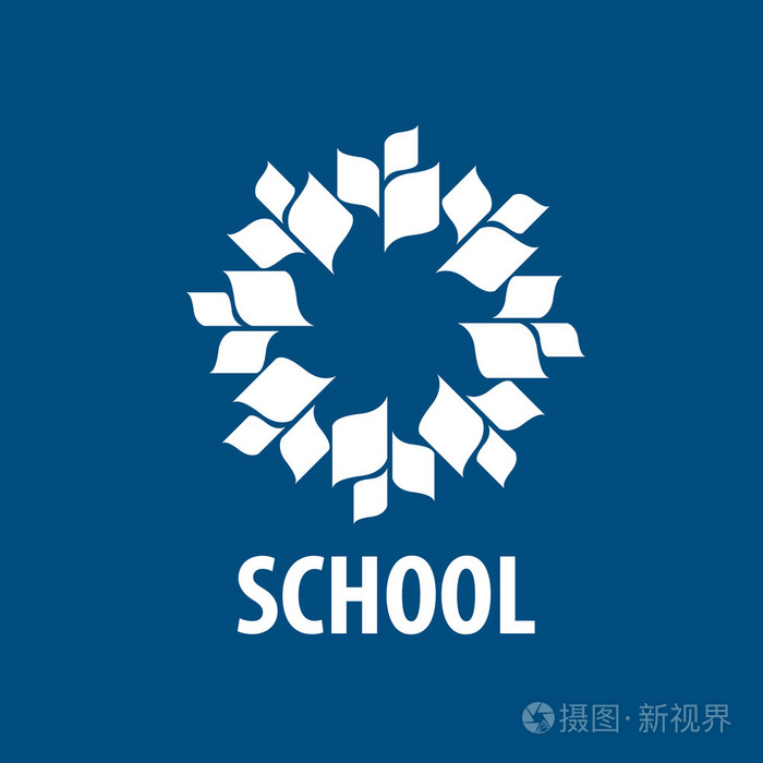 矢量标志学校