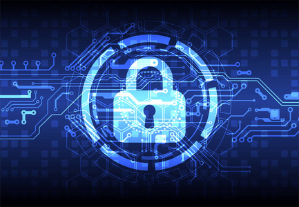 保护机制, 系统隐私.矢量插图照片